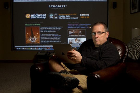 David Hobby is the man behind strobist.com. If you haven’t checked it out please do, now! (credit: lisadierolfphotography.com)