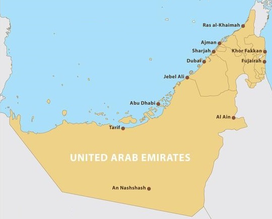 united-arab-emirates-map